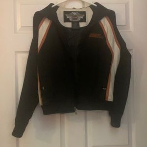 Harley Davidson heavy Jacket W/Hood Size S